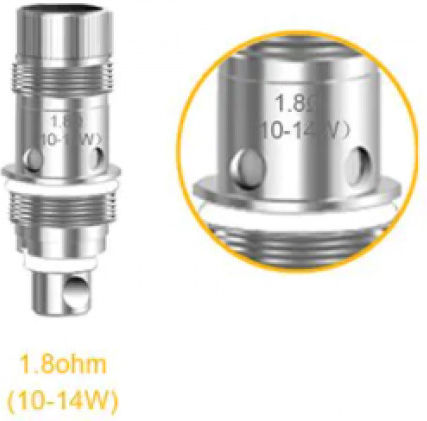 Aspire Nautilus BVC Αντιστάση Ηλεκτρονικών Τσιγάρων 1.8ohm (MTL)
