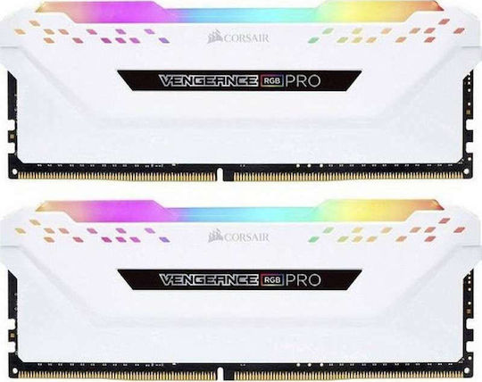 Corsair Vengeance RGB Pro 16GB DDR4 RAM cu 2 module (2x8GB) și