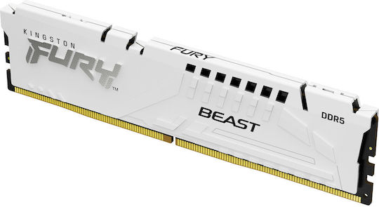 Kingston Fury Beast DDR5 32GB RAM με 2x16GB Modules και Ταχύτητα 6000 για Desktop