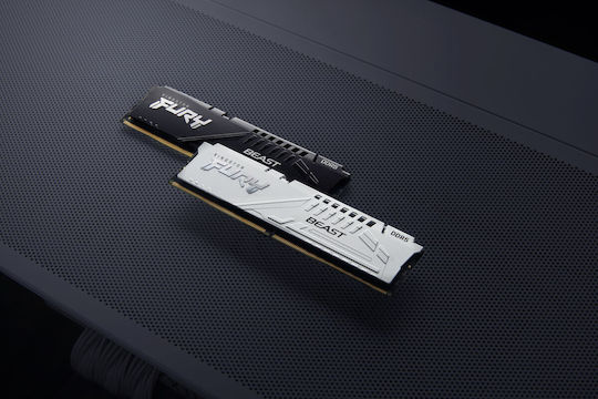 Kingston Fury Beast DDR5 32GB RAM με 2x16GB Modules και Ταχύτητα 6000 για Desktop