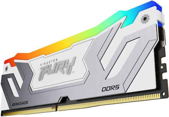 Kingston Fury Renegade RGB DDR5 με Module 1x24GB και Ταχύτητα 8400 για Desktop