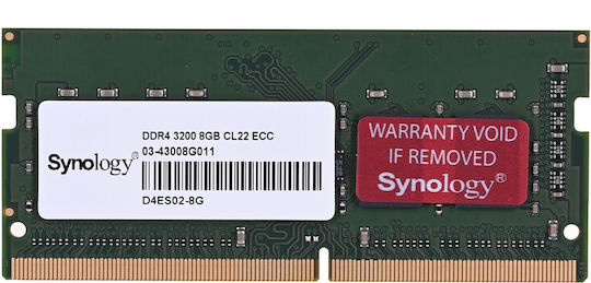 Synology 8GB DDR4 RAM cu Viteză pentru Laptop (D4ES02-8G