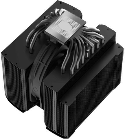 CoolerMaster MasterAir MA824 Stealth Ψύκτρα Επεξεργαστή Διπλού Ανεμιστήρα για Socket AM4/AM5/1200/115x/1700