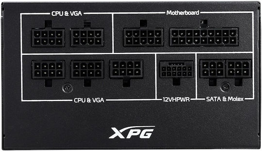 Adata XPG Core Reactor ll 850W Μαύρο Τροφοδοτικό Υπολογιστή Full Modular 80 Plus Gold