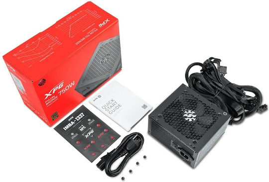 Adata XPG PYLON 550W Black Computer Power Supply Full Wired 80 Plus Bronze