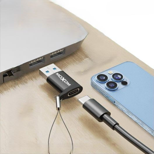 Moxom MX-CB144 Конвертор USB-A Мъжки към USB-C Женски 1 Брой