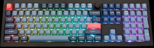 Keychron V6M-D4 Max QMK/VIA V6M-D4 Wireless Gaming Mechanical Keyboard with Gateron Jupiter Banana Switches and RGB Lighting (English US) Carbon Black