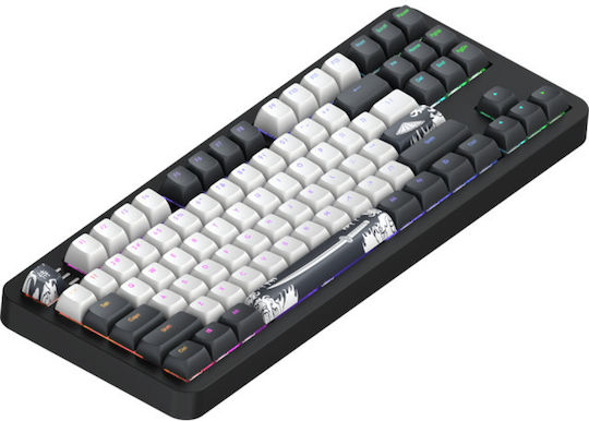 Dark Project ALU87B Gaming Mechanical Keyboard Tenkeyless with RGB lighting (English UK) Gray