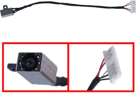Dc Jack Power Socket with Cable for Dell Inspiron 3593