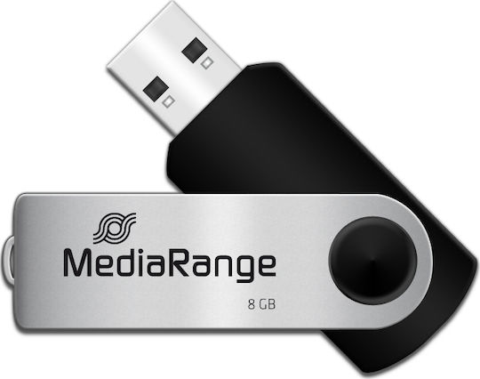MediaRange 8GB USB 2.0 Stick Black