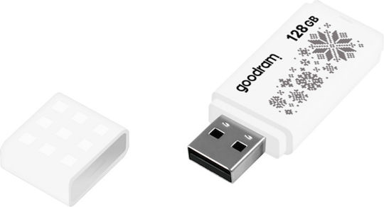 GoodRAM Ume2 128GB USB 2.0 Stick Weiß