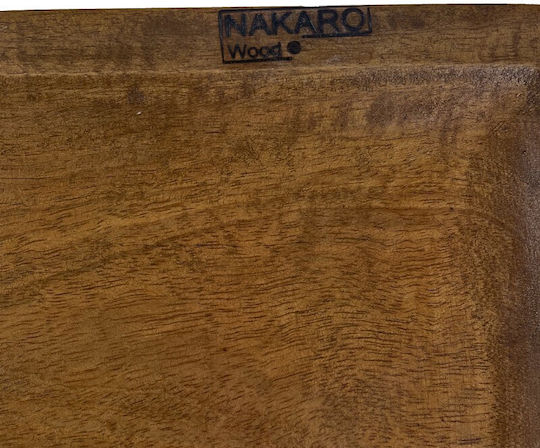 Nakaro Wood Сервираща платка Дърво Орех 80x40x5бр 1бр
