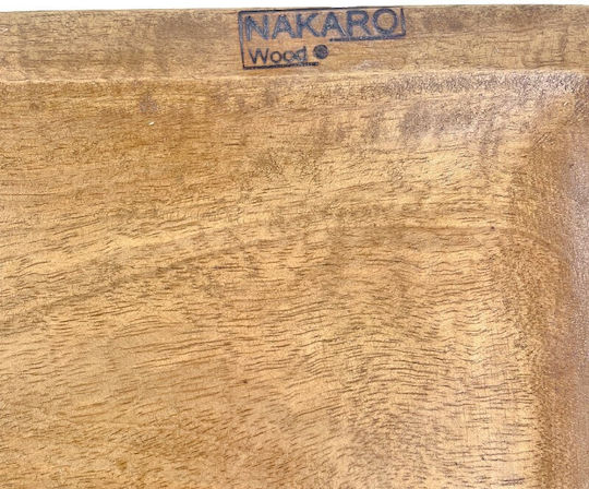 Nakaro Wood Сервираща платка Дърво Естествен 80x40x5бр 1бр