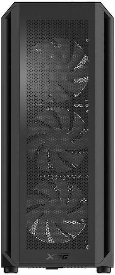 Adata Valor Air Plus Gaming Midi Tower Κουτί Υπολογιστή με Πλαϊνό Παράθυρο και ARGB Φωτισμό Μαύρο