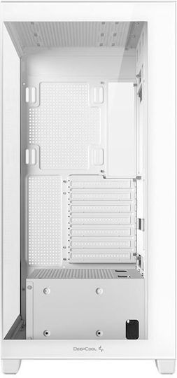 Deepcool CG580 Gaming Midi-Turm Computergehäuse mit Seitenfenster Weiß