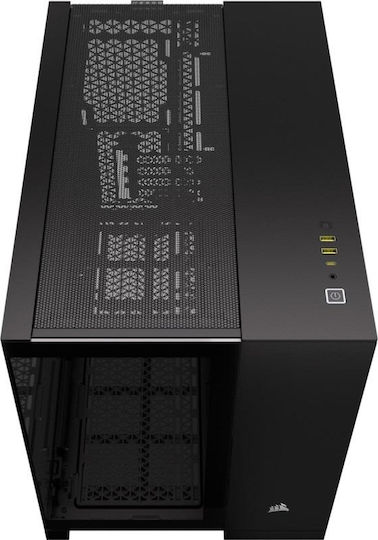 Corsair iCUE 2500X RGB Gaming Mini Tower Computer Case with Side Window Black