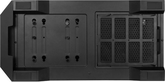 Chieftec Apex Lumo Gaming Midi-Turm Computergehäuse mit Seitenfenster und RGB-Beleuchtung Schwarz