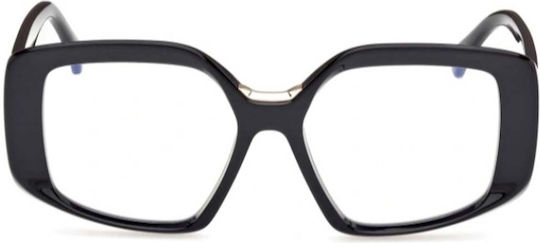 Max Mara Rame Ochelari Pentru Femei Acetat Negru MM 5131-B 001
