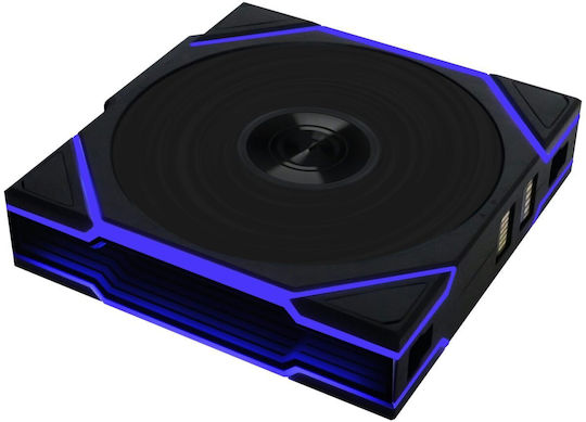 Lian Li UNI Fan TL Wireless Umkehrklinge Gehäuselüfter 120mm (200rpm / 83,4cfm) mit ARGB Beleuchtung und Verbindung 4-Pin PWM