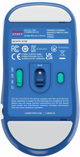 Cherry XTRFY M68 Ασύρματο Gaming Ποντίκι 26000 DPI Λευκό