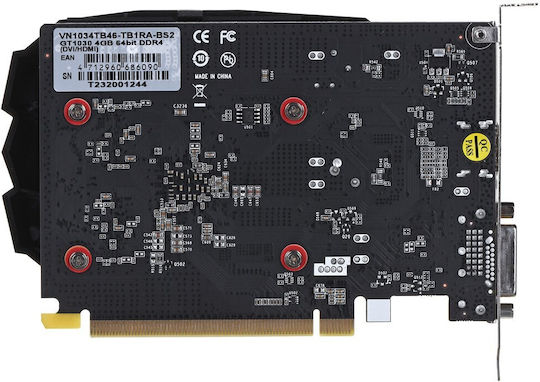 Biostar GeForce GT 1030 4GB GDDR4 Κάρτα Γραφικών