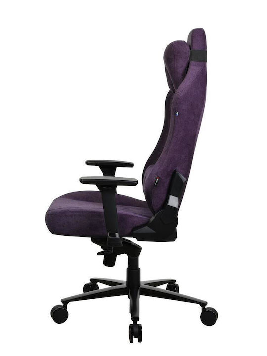 Arozzi Vernazza Soft Fabric Геймърски стол с регулируеми подлакътници Purple