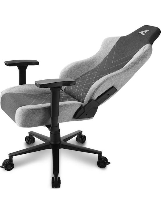 Sharkoon SKILLER SGS30 Fabric Artificial Leather Gaming Chair with Adjustable Arms Black/Grey