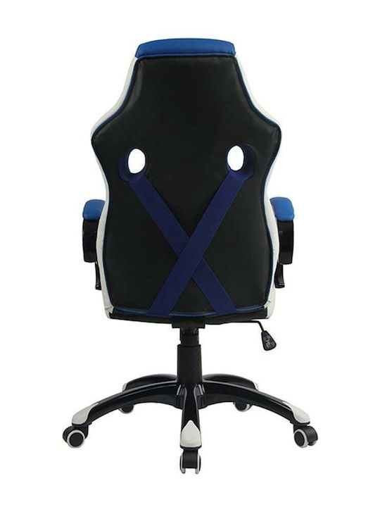 Byte Zone Racer PRO Καρέκλα Gaming Δερματίνης Μαύρο / Γκρι / Μπλε