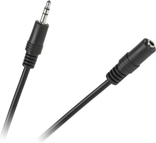 Καλώδιο Ήχου 3.5mm male - 3.5mm female Μαύρο 3m KPO2744-3