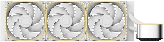 Geometric Future Geometric Future Eskimo Junior 36 Υδρόψυξη AIO CPU με 3 Ανεμιστήρες 120mm και ARGB Φωτισμό Λευκή