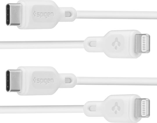 Spigen Durasync Regular la Cablu Lightning 30W Alb 1m (000CA26356)