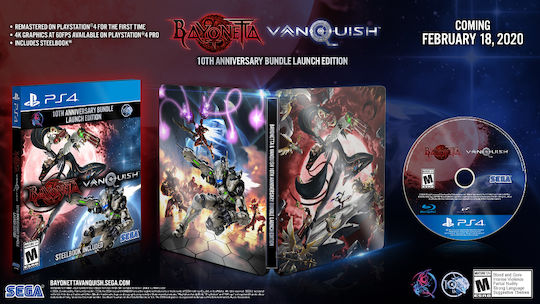 Bayonetta & Vanquish (10th Anniversary Bundle Launch Edition) Anniversary Edition PS4 Game