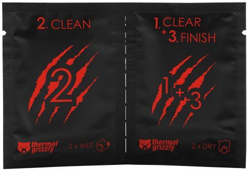 Thermal Grizzly Grizzly Tg Cleaning Wipes For Cpu 10ps (tg-cw-10)