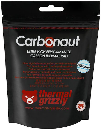Thermal Grizzly Carbonaut Thermal Pad 38 x 38 x 0.2mm Μαύρο