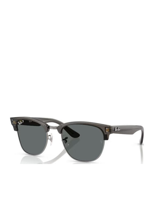 Ray Ban Clubmaster Unisex Γυαλιά Ηλίου με Γκρι Σκελετό και Γκρι Polarized Φακό RBR0504S 670781