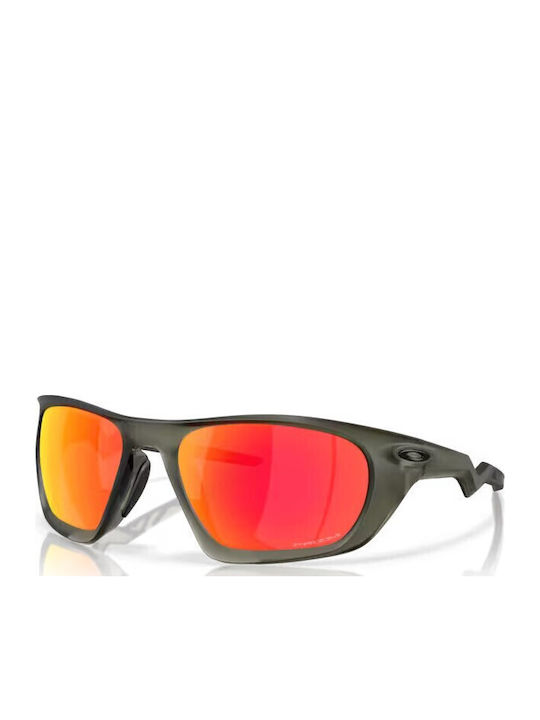 Oakley Prizm Men's Sunglasses with Gray Plastic Frame and Red Lens OO9431-04
