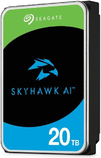 Seagate SkyHawk AI 24TB HDD Hard Drive 3.5" SATA III 7200rpm with 512MB Cache for Desktop ST24000VE002