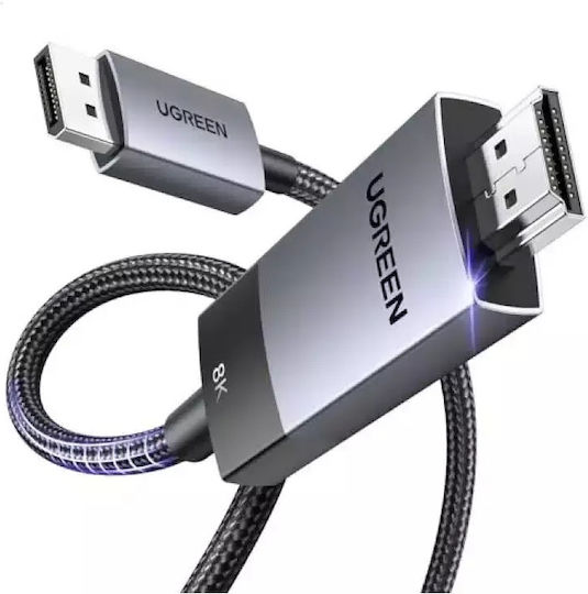 Ugreen Cablu DisplayPort - HDMI de sex masculin 2m Negru (80397)