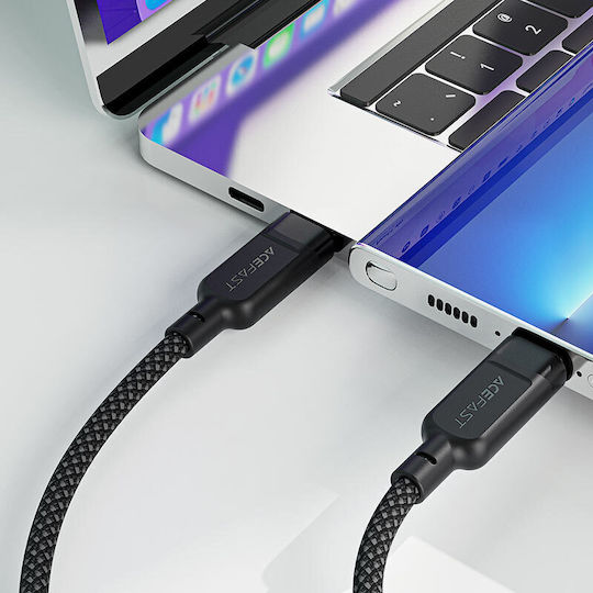 Acefast Regulär USB zu Typ-C,TC-TC Kabel 5A Schwarz