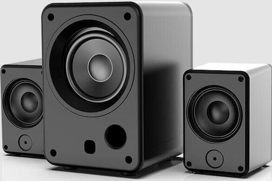 Xtrike Me SK-612 Компютърни тонколони 2.1 с RGB осветление и мощност 11W в Черен цвят