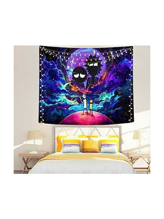Stoff Wandteppich Rick Morty 200 x 150 cm