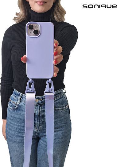 Silicone Case Strap Carryhang Sonique Xiaomi Xiaomi 14t Pro Lilac