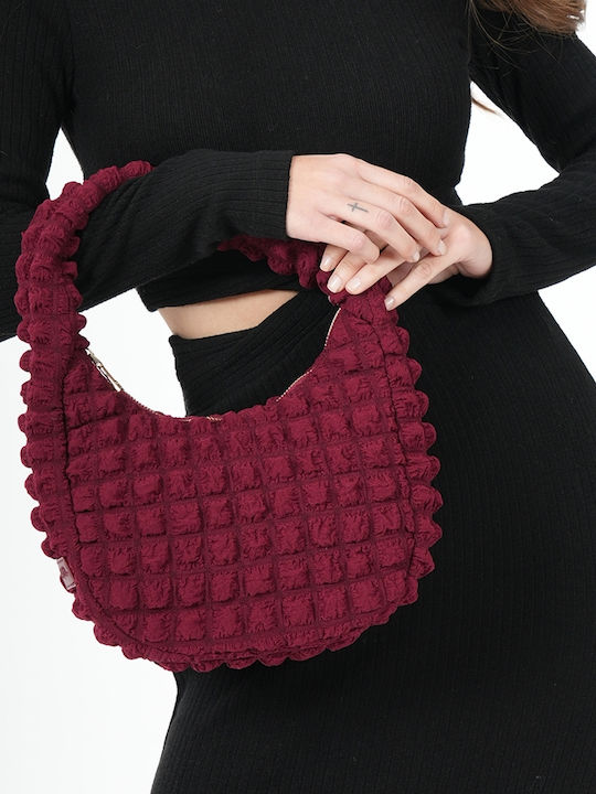 Hype Me Up Geantă de damă De umăr Burgundy