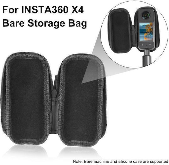 Insta360 X4 Puluz Camera Portable Case Box Storage Bag Μαύρη