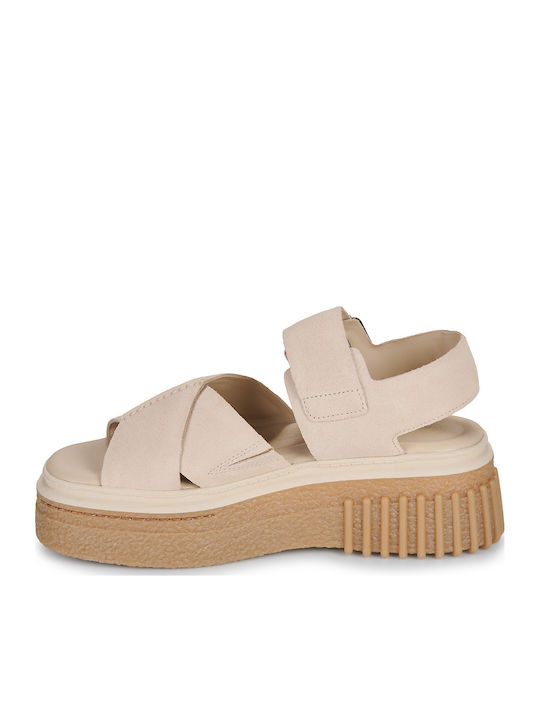 Women's Platform Shoes Beige