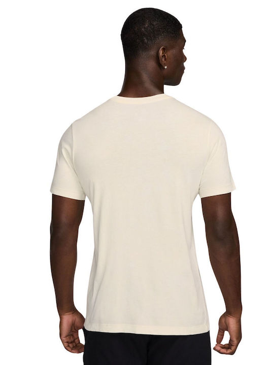Nike NikeCourt Dri-FIT HQ0790-113 Ανδρική Μπλούζα Μπεζ