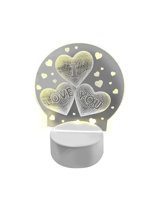 HOMie Dekorative Lampe Liebe Transparent