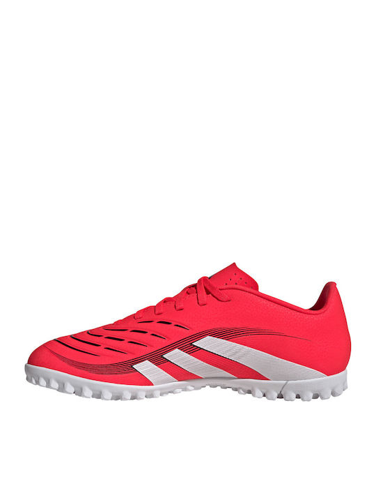 adidas Predator Club Football Shoes with Molded Cleats Red