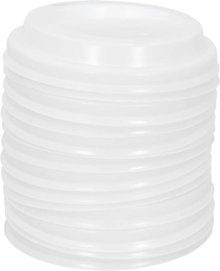 vidaXL Disposable Cup Lids in White color (1000pcs)