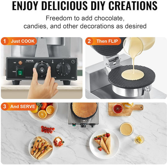 Vevor Commercial Cone Waffle Maker SYBJLTTHFBJDEUE83V2